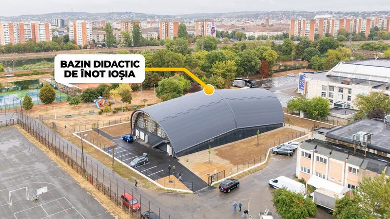 14,5 milioane de lei pentru un bazin didactic în Ioșia, inaugurat cu alai politic