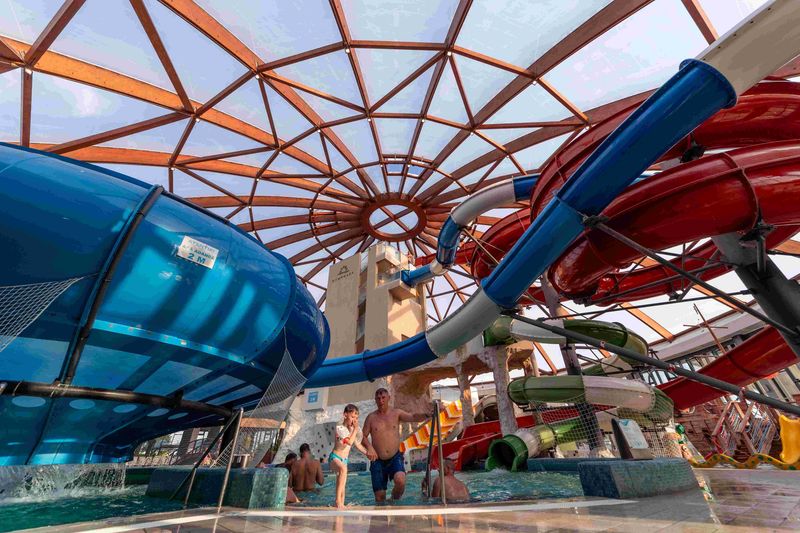 Aquapark Nymphaea — interior tobogane