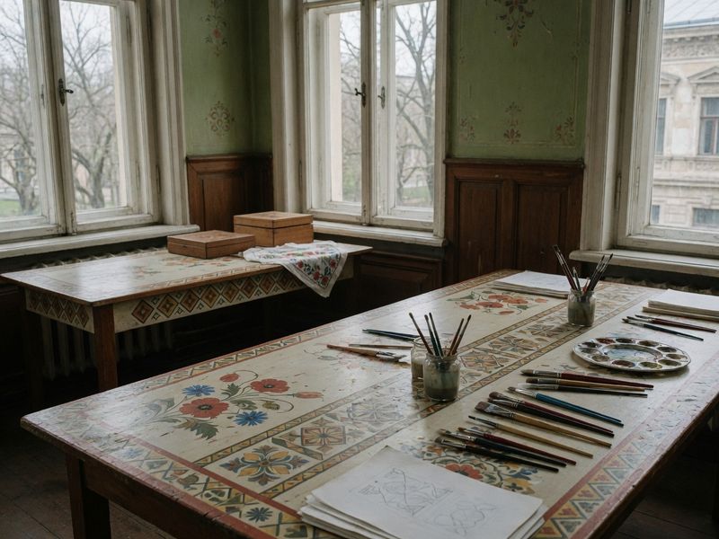 Atelier de pictură decorativă la Muzeul Țării Crișurilor