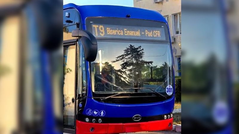 Autobuze pe linia T9 înlocuiesc tramvaiele pe Rogerius–Pod CFR
