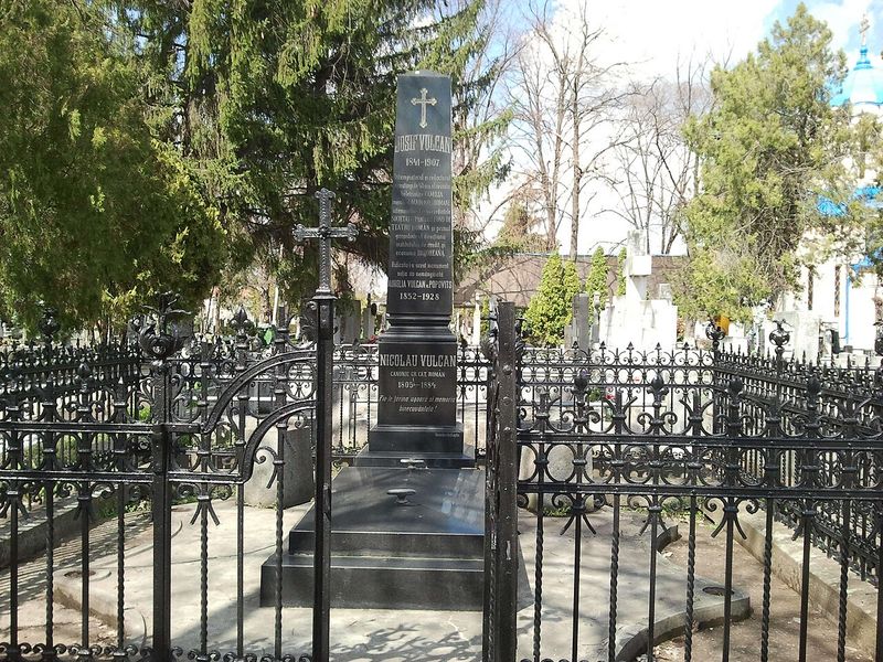 Morminte cu împrejmuiri de fier forjat în Cimitirul Municipal Rulikowski din Oradea