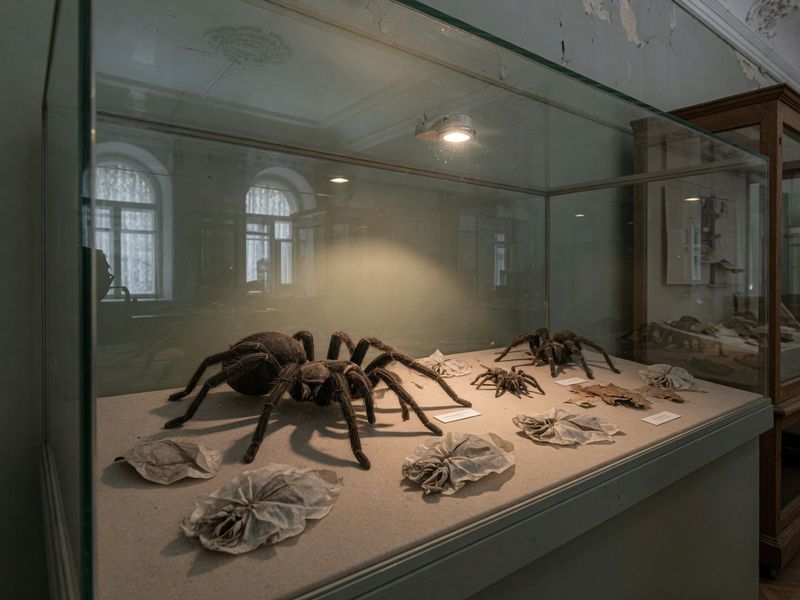 Expoziția „Exuvii” despre năpârlirea tarantulelor, la Muzeul Orașului