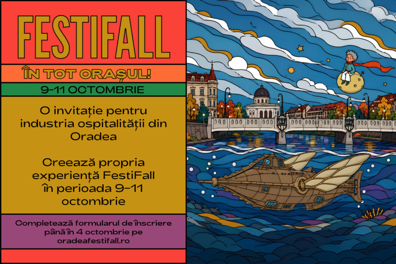 FestiFall se extinde în tot orașul. Înscrieri până pe 4 octombrie