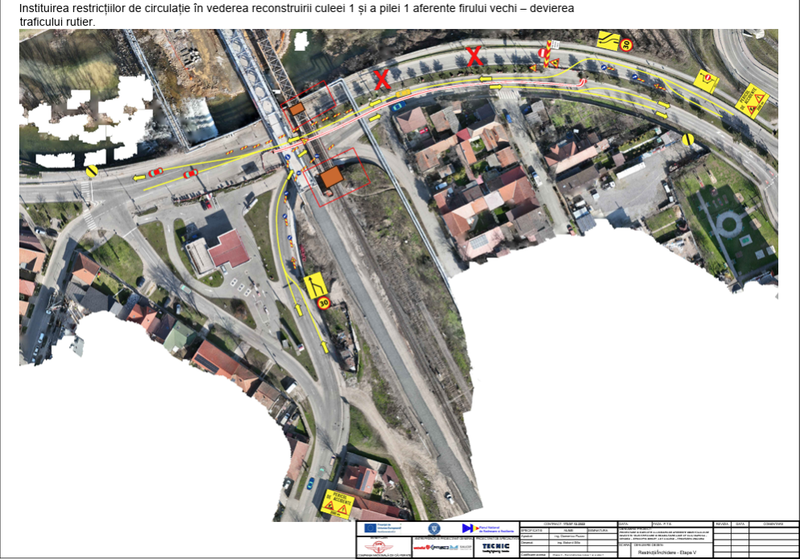 Restricții de circulație pe strada Dragoș Vodă până pe 25 noiembrie
