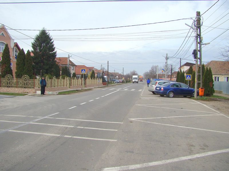 Drumul principal din Sântandrei, județul Bihor