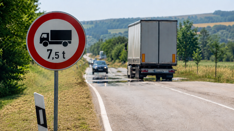Vehiculele grele, oprite pe drumurile județene din Bihor pe 11 august